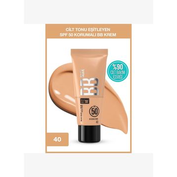 Maybelline New York Fit Me 40 Nude Cilt Bakımı Etkili Nemlendirici SPF50 BB Krem