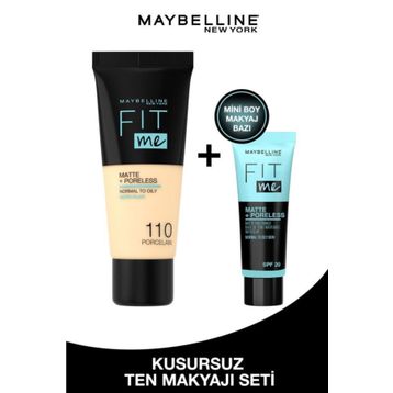 Maybelline New York Fit Me Matte Poreless 110 Porcelain Fondöten
