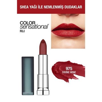 Maybelline New York No:975 Color Sensational Creamy Matte Mat Ruj