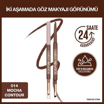 Maybelline New York Sculpting Stix Çift Uçlu 014 Mocha Contour Göz Kalemi