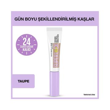 Maybelline New York Super Lock Brow Glue Taupe Kaş Sabitleyici Maskara