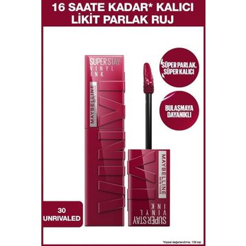 Maybelline New York Vinyl Ink Unrivaled No:30 Ruj
