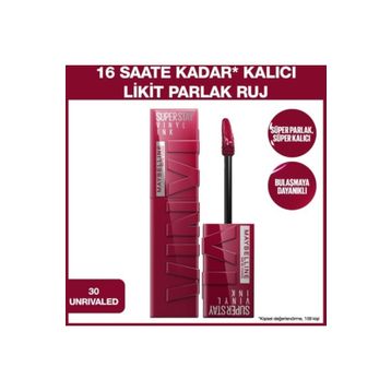 Maybelline New York Vinyl Ink Unrivaled No:30 Ruj