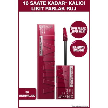 Maybelline New York Vinyl Ink Unrivaled No:30 Ruj