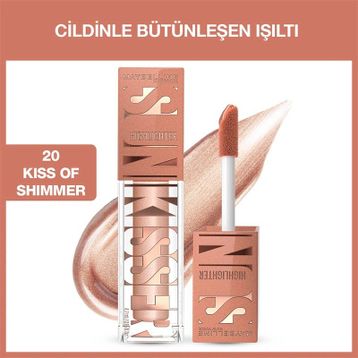 Maybelline Sunkisser No 20 Kiss of Shimmer Likit Aydınlatcı Highlighter