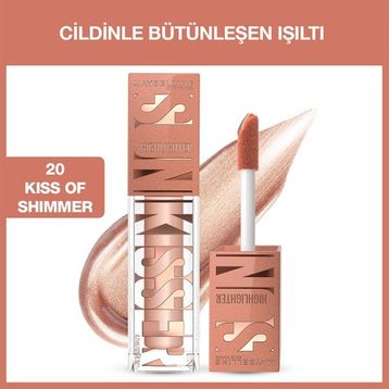 Maybelline Sunkisser No 20 Kiss of Shimmer Likit Aydınlatcı Highlighter