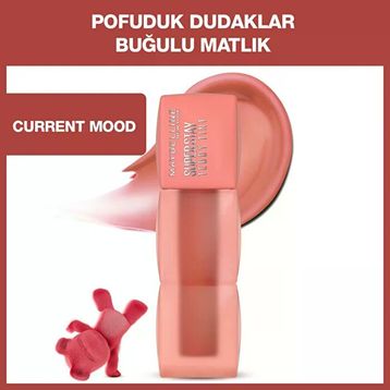 Maybelline Super Stay Teddy 10 Current Mood Uzun Süre Kalıcı Likit Mat Tint