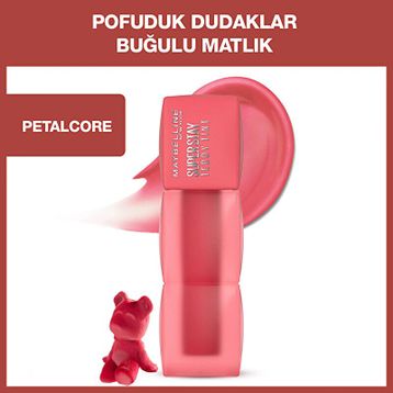 Maybelline Super Stay Teddy 40 Petalcore Uzun Süre Kalıcı Likit Mat Tint