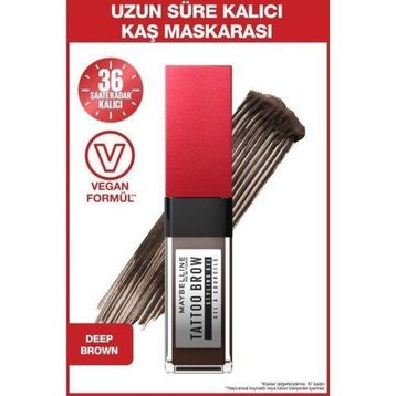 Maybelline Tattoo Brow 260 Deep Brown Kaş Jeli