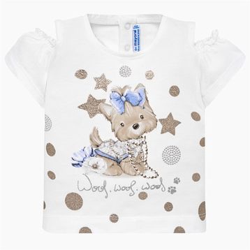 Mayoral 1007 Beyaz Bebek T-shirt