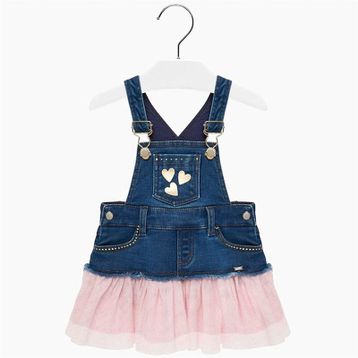 Mayoral 2905 Mavi Bebek Elbise