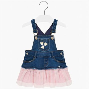 Mayoral 2905 Mavi Bebek Elbise