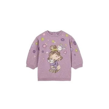 Mayoral 2922 Pembe Kız Bebek Elbise