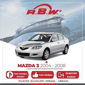 Mazda 3 2004-2008 Muz Silecek Takımı