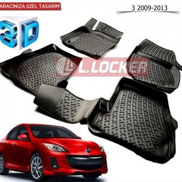 Mazda 3 2009-2013 3D Havuzlu Paspas
