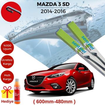 Mazda 3 Sedan 2014-2016 Silecek Takımı