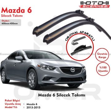 Mazda 6 2013-2015 Silecek Takımı