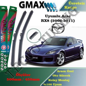 Mazda Rx8 2006-2011 Silecek Takımı