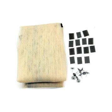 Mbois Krem 105x205 cm Mıknatıslı Kapı Sinekliği Tülü