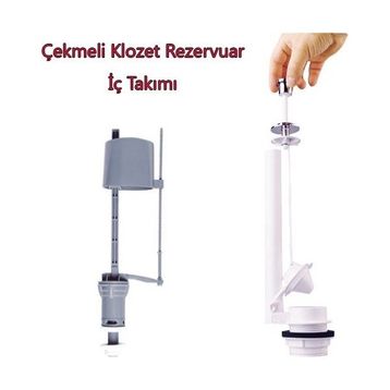 Mbois Su Tasarruflu Seramik Klozet Sifon Çekmeli Rezervuar İç Takım