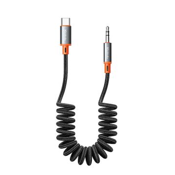 Mcdodo Ca-0900 Spiralli Type-c To 3.5 mm 1.8 m Aux Ses Kablosu