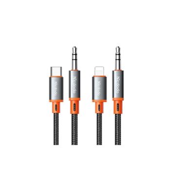 Mcdodo Ca-0900 Spiralli Type-c To 3.5 mm 1.8 m Aux Ses Kablosu