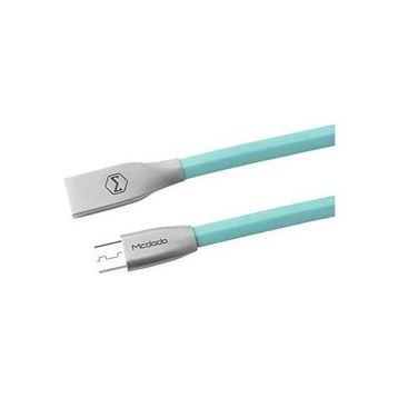 Mcdodo CA-1252 Çinko Alışım Yassı Dörtgen Micro USB Data Şarj Kablosu