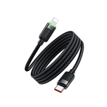 Mcdodo CA-2010 36W 1.2 mt Siyah USB-C to Lightning Manyetik Sarılabilir Kablo