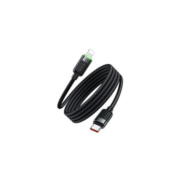 Mcdodo CA-2010 36W 1.2 mt Siyah USB-C to Lightning Manyetik Sarılabilir Kablo