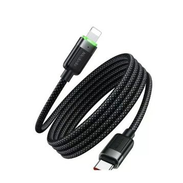 Mcdodo CA-2010 36W 1.2 mt Siyah USB-C to Lightning Manyetik Sarılabilir Kablo