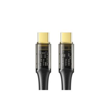 Mcdodo CA-2110 100W 1.2 mt Siyah Type-C to Type-C Veri Aktarım ve Şarj Kablosu