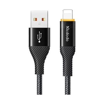 Mcdodo CA-2370 1.2 mt Siyah Lightning Power Off Hızlı Data Şarj Kablosu