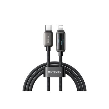 Mcdodo CA-2630 36W 1.2 mt Siyah USB-C to Lightning Şarj Hız Göstergeli Şarj ve Data Kablosu