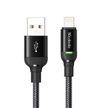 Mcdodo CA-2700 1.2 m Siyah iPhone Lightning Şarj ve Data Kablosu