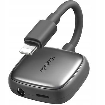 Mcdodo CA-2740 Gri Lightning to Lightning Dijital Audio Adaptör
