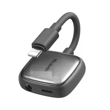 Mcdodo CA-2740 Gri Lightning to Lightning Dijital Audio Adaptör