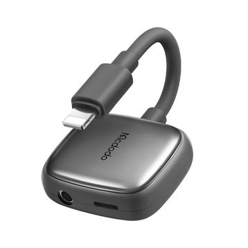Mcdodo CA-2740 Gri Lightning to Lightning Dijital Audio Adaptör
