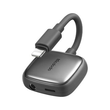 Mcdodo CA-2740 Gri Lightning to Lightning Dijital Audio Adaptör
