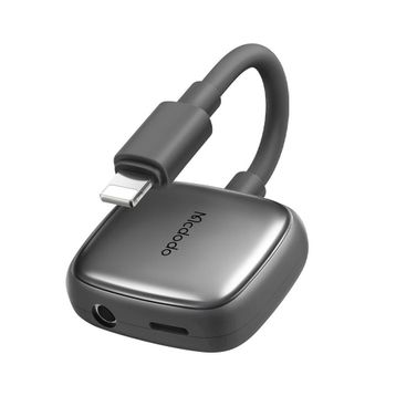 Mcdodo CA-2740 Gri Lightning to Lightning Dijital Audio Adaptör