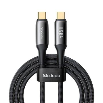 Mcdodo CA-2990 240 W USB 4.0 Type-C to Type-C Siyah 1.2 m Şarj Kablosu