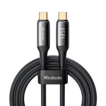 Mcdodo CA-2990 240 W USB 4.0 Type-C to Type-C Siyah 1.2 m Şarj Kablosu
