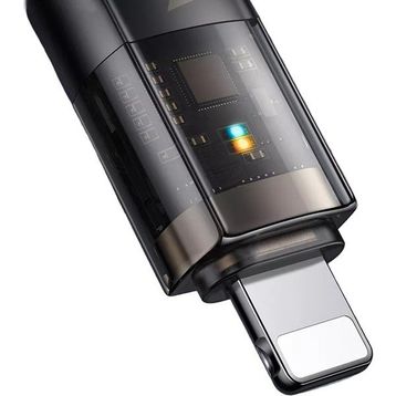 Mcdodo CA-3160 Siyah 36W 1.2 mt Type-C to Lightning Led Göstergeli Şarj ve Data Kablosu