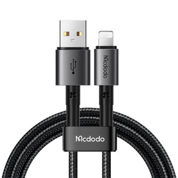 Mcdodo CA-3580 36 W 3 A iPhone Lightning 1.2 m Siyah Hızlı Şarj ve Veri Aktarım Kablosu