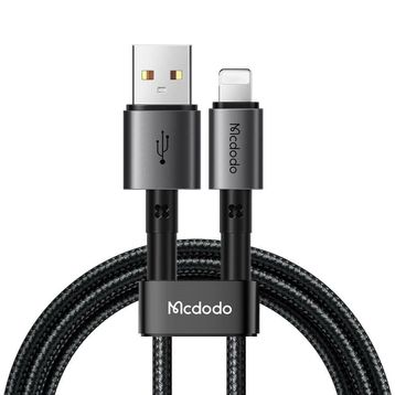 Mcdodo CA-3580 36 W 3 A iPhone Lightning 1.2 m Siyah Hızlı Şarj ve Veri Aktarım Kablosu