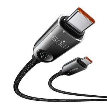 Mcdodo CA-4780 1.2 mt 60W Type-C to Type-C Dijital HD Kablo