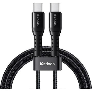 Mcdodo CA-5641 Siyah 6W 1 mt Type-C To Type-C Şarj ve Data Kablosu