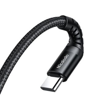 Mcdodo CA-5641 Siyah 6W 1 mt Type-C To Type-C Şarj ve Data Kablosu