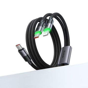 Mcdodo CA-6700 100W 1.5 mt 2'si 1 Arada USB-C to USB-C Lightning Kablo