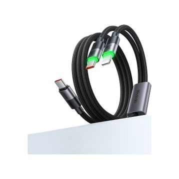 Mcdodo CA-6700 100W 1.5 mt 2'si 1 Arada USB-C to USB-C Lightning Kablo