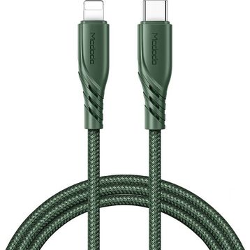 Mcdodo CA-8461 20W Type C to 1.2 Metre Yeşil Lightning PD Hızlı Şarj Kablosu